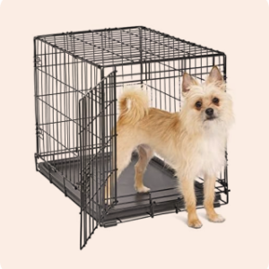 New World Single Door Folding Metal 24-Inch Dog